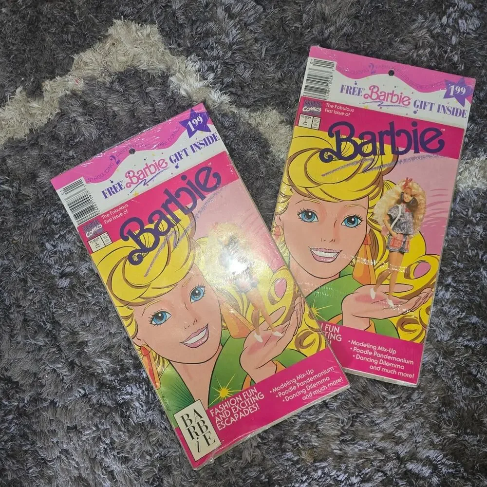 Bundle of 2 Vintage Barbie Comics The Fabulous first issue of Barbie
